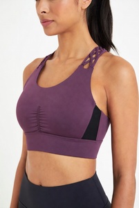 Flexible Women Yoga <b>Bra</b> <b>Stretch</b> Sports <b>Bra</b> for Gym Workout Running Fitness Training Activewear - Product Image 2
