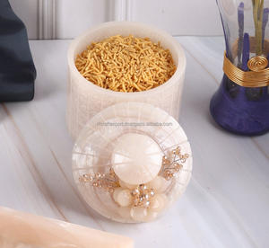 Contenedor de caja de almacenamiento a prueba de fugas de alimentos secos de resina rectangular de alta calidad de Venta caliente en color rosa por fabricante indio - Product Image 2