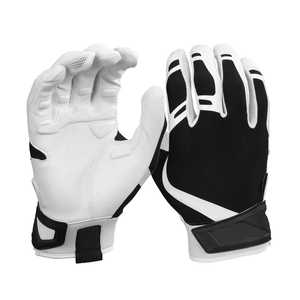 Baseball Batting <b>Gloves</b> Genuine Leather Material Fully Customize Logo Color Factory Made High Quality Full Finger Non-Slip - Product Image 2