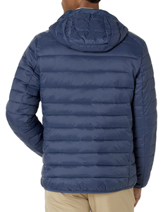 Wholesale Unisex Puffer <b>Jackets</b> 100% Nylon Stand Collar Hooded <b>Waterproof</b> Patchwork Design Best Selling Latest Style Streetwear - Product Image 4