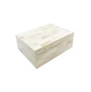 Modern Fluted Brass Storage Box <b>Set</b> Ribbed Metal Jewelry Container <b>Square</b> Keepsake Box Minimalist Desktop Trinket Organizer Case - Product Image 3