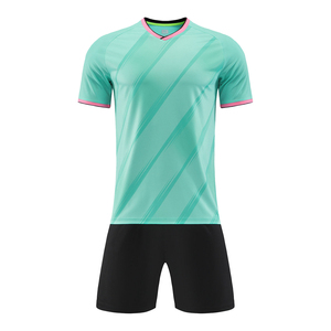 Custom Plain Polyester Breathable Mens Sports Football Jersey Soccer Uniforms Sets Soccer Wear Jersey Set Football Kits Full Set - Product Image 3