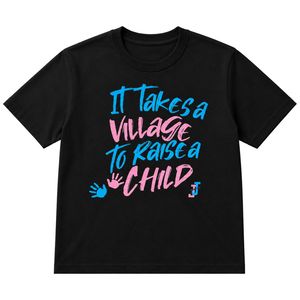 Camiseta Negra de Manga Corta con Cuello Redondo para Jóvenes, Informal, para el Día a Día, para la Escuela, Ropa Deportiva, Estilo de Vida, Ropa Cómoda - Product Image 1