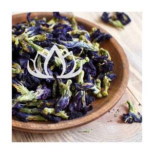 BEST SELLING 2026 Butterfly Pea Flower Dried Blue Tea Ingredient for <b>Beverage</b> Brewing and Dessert Coloring - Product Image 1