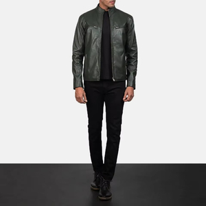 Wholesale Genuine <b>Sheepskin</b> Premium Leather <b>Jackets</b> Stylish Design Windproof & Breathable Winter for Motorcycling Men - Product Image 3