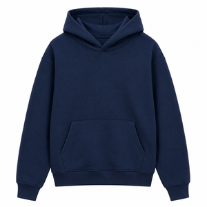 Women's & Men's Winter Oversized <b>Fleece</b> Pullover <b>Hoodie</b> Solid Pattern <b>Lined</b> Kangaroo Pocket 100% Cotton Loose Fit - Product Image 5