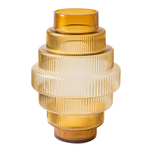 แจกันแก้วดีไซน์ทันสมัย หนา ทนทาน สำหรับตกแต่งบ้านและสำนักงาน - Product Image 2