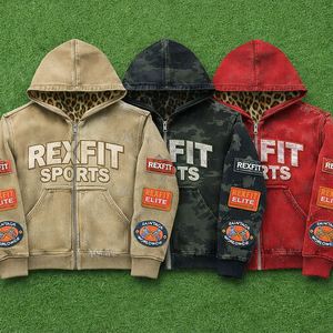 Sweat-shirts délavés à l'acide aux meilleurs prix, possibilité de créer votre propre logo, broderie effet usé disponible en différentes couleurs et tailles. - Product Image 1