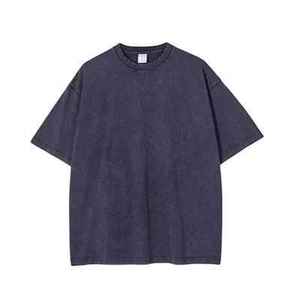 เสื้อยืดผู้ชายดีไซน์เฉพาะตัว ผ้าฝ้าย 100% พร้อมโลโก้ด้านหน้า สไตล์สั่งทำ สีพื้น แห้งเร็ว เป็นมิตรกับสิ่งแวดล้อม ระบายอากาศได้ดี - Product Image 3