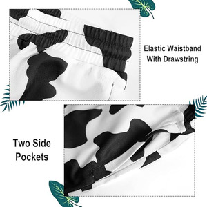 Pantalones Cortos Deportivos Personalizados con Estampado de Vaca para Hombre, de Secado Rápido, para Correr, Fabricante de Ropa Deportiva OEM ODM - Product Image 4