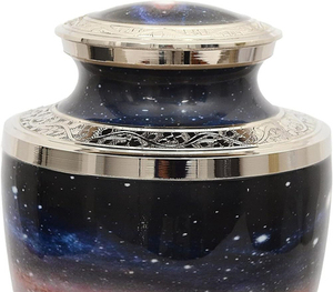 Adult Brass Cremation Urns for Adult Ashes Handmade Urns for Male and Female Decorative Urns Funeral Urns - Product Image 2