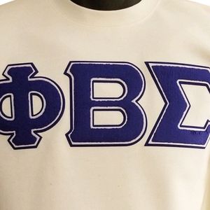 Phi Beta Sigma <b>Neutral</b> Pocket Chenille Crewneck for Men Comfortable Fit Premium Fabric Greek Fraternity Apparel Casual Wear - Product Image 3