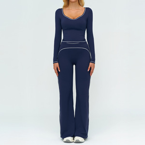 ชุดออกกำลังกายสำหรับผู้หญิง ชุดกีฬาเซ็กซี่ บราออกกำลังกาย ชุดโยคะ ชุดฟิตเนสสำหรับผู้หญิง - Product Image 4