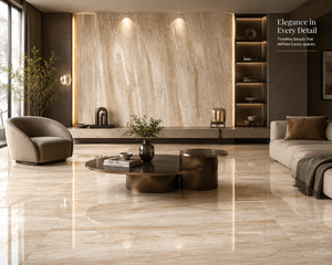 Carrelage de sol blanc de luxe 60x60 cm, finition brillante, céramique vitrifiée, 2x2 pieds, salon, chambre, couloir, cuisine, carrelage de sol intérieur - Product Image 6