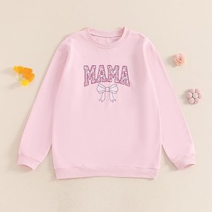 OEM Premium 100% Vêtements en coton de haute qualité Tenues assorties pour mères et enfants Choix de couleurs personnalisées pour bébés filles à la mode - Product Image 2