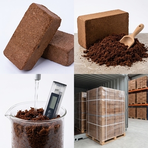 Bloque de Fibra de Coco Directo de Fábrica, Medio de Cultivo Orgánico para Cultivo Hidropónico de Cultivos, Importado de Tamil Nadu, India - Product Image 5
