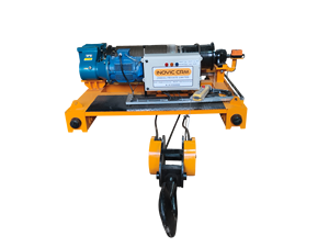 Treuil électrique à engrenages pour crabe de 10 tonnes avec frein BBL et frein à disque Intorq DC (Allemagne), câble métallique de 9 m, Usha Martin - Product Image 4