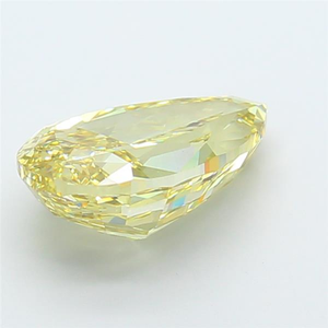 Piedra Sintética de Canario, 5.03 Quilates, Forma de Pera, Diamante Amarillo de Laboratorio, Certificado IGI, Claridad VS1, Corte Excelente, Suelto - Product Image 4