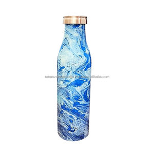 Botella de agua de cobre esmaltada de diseño clásico a prueba de fugas, recipiente de cobre puro Ayurvédico 100% a un precio asequible de proveedor de confianza - Product Image 6