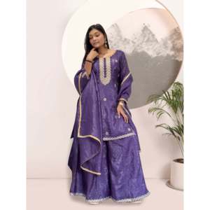 Beau haut et bas de fête avec ensemble élégant de taille Dupatta XL - Product Image 2