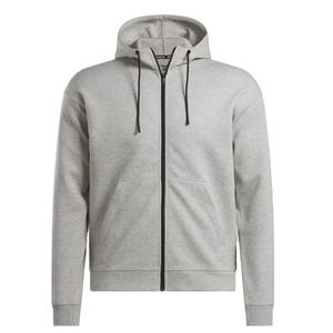 Pull à capuche style de vie pour hommes de haute qualité Basics Streetwear en coton mélangé-À la mode et confortable avec fermeture éclair complète - Product Image 1
