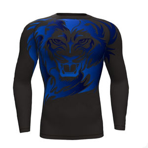Prix d'usine, vente chaude, Rash Guard personnalisé pour homme - Spandex/Polyester 220g, ajusté, léger, best-seller, dernier design - Product Image 1