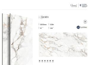 Carreaux de porcelaine brillants élégants de qualité supérieure, format grand carrelage 800x1600, 1200x1800, 750x1500 mm, pour intérieur de luxe - Product Image 5