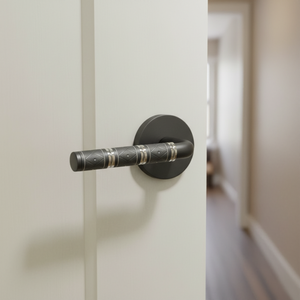 Premium Brass Door <b>Handle</b> Set with Mortise <b>Lock</b> for Main Door |Luxury <b>Handles</b> Heavy Duty Decorative Hardware for Home Office Use - Product Image 3