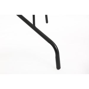 Square Patio Dining <b>Table</b> 35 Inch with Tempered Glass Top and <b>Umbrella</b> Hole Outdoor Bistro <b>Table</b> for Backyard Deck Black - Product Image 5