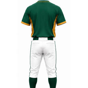 Conjunto de Uniforme de Béisbol Personalizado, Transpirable, de Poliéster, para Equipo, Ropa Deportiva para Hombres Adultos - Product Image 3