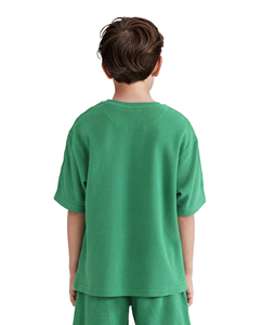 Ensemble T-shirt et Short Décontracté de Haute Qualité OEM ODM 2026 pour Enfants – Tenue d'Été 2 Pièces pour Filles et Garçons - Product Image 6