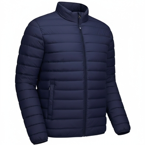 Chaqueta de Invierno Acolchada de Nailon con Capucha para Hombre, Impermeable, Ecológica, Personalizable con Bordado, al por Mayor - Product Image 3