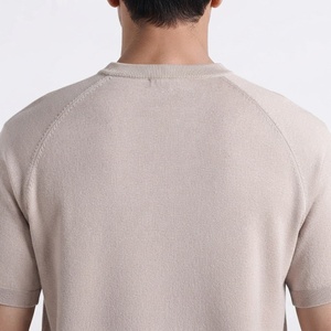 T-shirt en coton uni de qualité supérieure pour homme, manches courtes, col rond, doux, confortable, décontracté, à porter tous les jours, mode estivale pour homme - Product Image 4