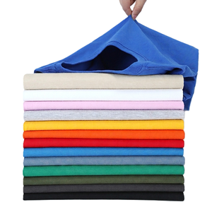 เสื้อยืดผู้ชายสีพื้นไซส์ใหญ่ ผ้าคอตตอนหวี 180 กรัม ปักโลโก้ตามสั่ง ผลิตในจีน ราคาโรงงานบังกลาเทศ รับผลิตแบบ OEM - Product Image 1