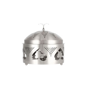 Casserole ronde en acier inoxydable avec couvercle en dôme, chauffe-plat isolé, 24 cm, design moderne pour usage domestique - Product Image 3