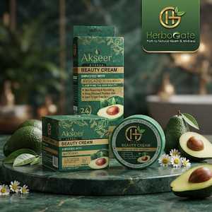 Crema de Belleza Herbal Akseer, Crema Facial Herbal Natural, Fórmula Botánica Hidratante, Cuidado Nutritivo, Textura Ligera - Product Image 1