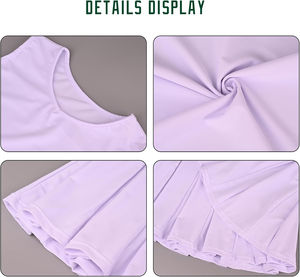 Uniforme de Animadoras Unisex de Alta Calidad Personalizado OEM, Conjuntos de Ropa Deportiva para Mujer con Pedrería, Servicio OEM, Impresión Personalizada - Product Image 6