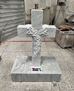 Lápida con forma <span class=keywords><strong>de</strong></span> cruz <span class=keywords><strong>de</strong></span> mármol blanco <span class=keywords><strong>de</strong></span> Carrara estilo americano, lápida individual vertical personalizada con cruz celta irlandesa <span class=keywords><strong>para</strong></span> tumba. - Product Image 2
