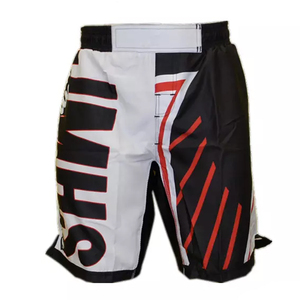 Shorts de performance haute performance légers à panneaux extensibles pour le grappling, le Nogi BJJ, le MMA et le kickboxing, vêtements de club d'e-sport et de combat à designs variés - Product Image 1