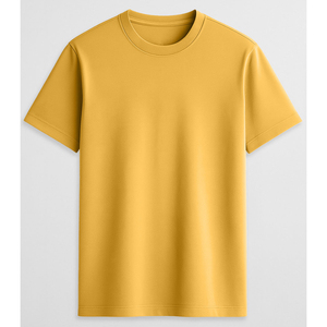 Camiseta de Manga Corta Negra para Hombre, Diseño Personalizado, Corte Regular, Color Sólido, Algodón Jersey, Cuello Redondo, Estilo Casual - Product Image 4