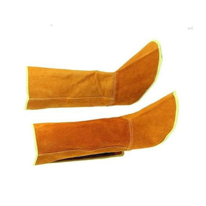 Cubrebotas de Soldadura de Cuero de Vaca, Protectores de Seguridad Resistentes al Calor para Trabajos de Soldadura - Product Image 5