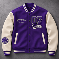 Blouson universitaire personnalisé homme femme, style vintage Letterman, broderie, patch chenille, rétro, streetwear, mode, vêtement d'extérieur, OEM