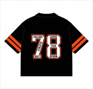 Camiseta Gráfica Oversize para Hombre al por Mayor, Estilo Varsity de Algodón con Logotipo Personalizado, Jersey de Malla de Poliéster con Estampado por Sublimación - Product Image 2