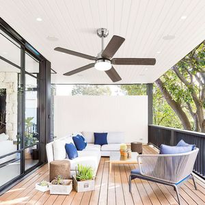 42-Inch <b>LED</b> <b>Ceiling</b> <b>Fan</b> with <b>Light</b> for Bedroom & Living Room Remote Control 3 Color Dimmable Memory Function Reversible DC - Product Image 5