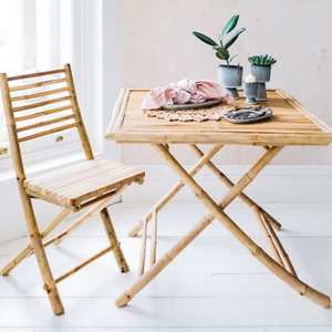 Contemporary Style <b>Bamboo</b> Table and <b>Chair</b> Set for Outdoor New Design Garden Furniture for Wholesales - Product Image 6