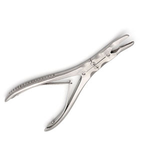 Stainless Steel Ruskin Mini Bone Rongeur Double Action Straight Curved Surgical Instruments Power Source by <b>Blush</b> surgical - Product Image 5
