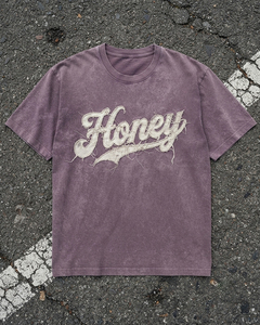 Camiseta Oversize para Hombre con Bordado y Efecto Desgastado, Camisa Holgada con Lavado Ácido, Estilo Urbano Premium - Product Image 6