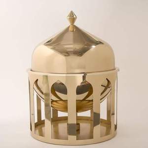 Premium Quality Modern Casserole Pot Stainless Steel Lid Laser Stand Elegant Arabic Eco-Friendly Gas Induction Ready <b>Buffet</b> - Product Image 5
