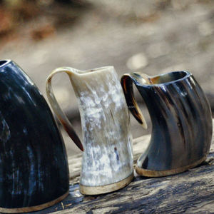 Mug en corne de buffle de qualité supérieure, vente en gros de mugs à café et à bière - Product Image 4