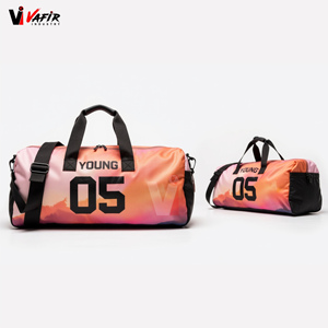 Sacs de sport en polyester personnalisés de haute qualité avec impression par sublimation, sacs de voyage, faible MOQ, sacs de sport vafir - Product Image 2